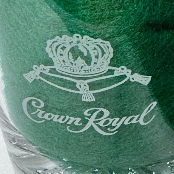 Crown Royal Highball Glasses Set Of 2 Crown Logo Italian Made Glassware - Picture 4 of 7